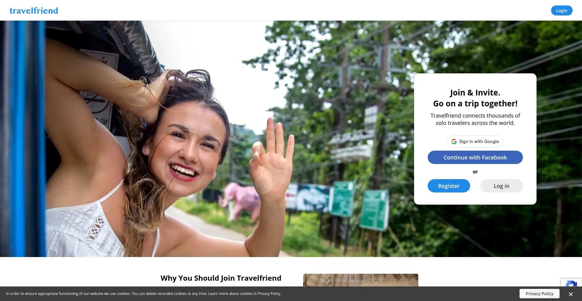 Travelfriend.online Screenshot