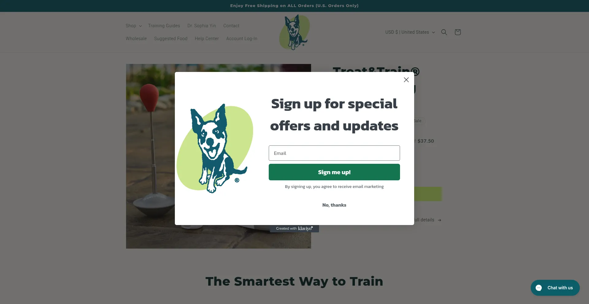 Treatandtrain.com Screenshot