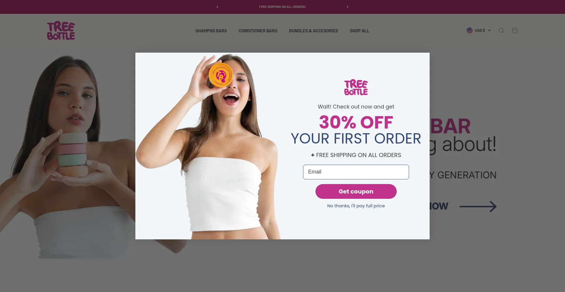 Treebottleusa.com Screenshot