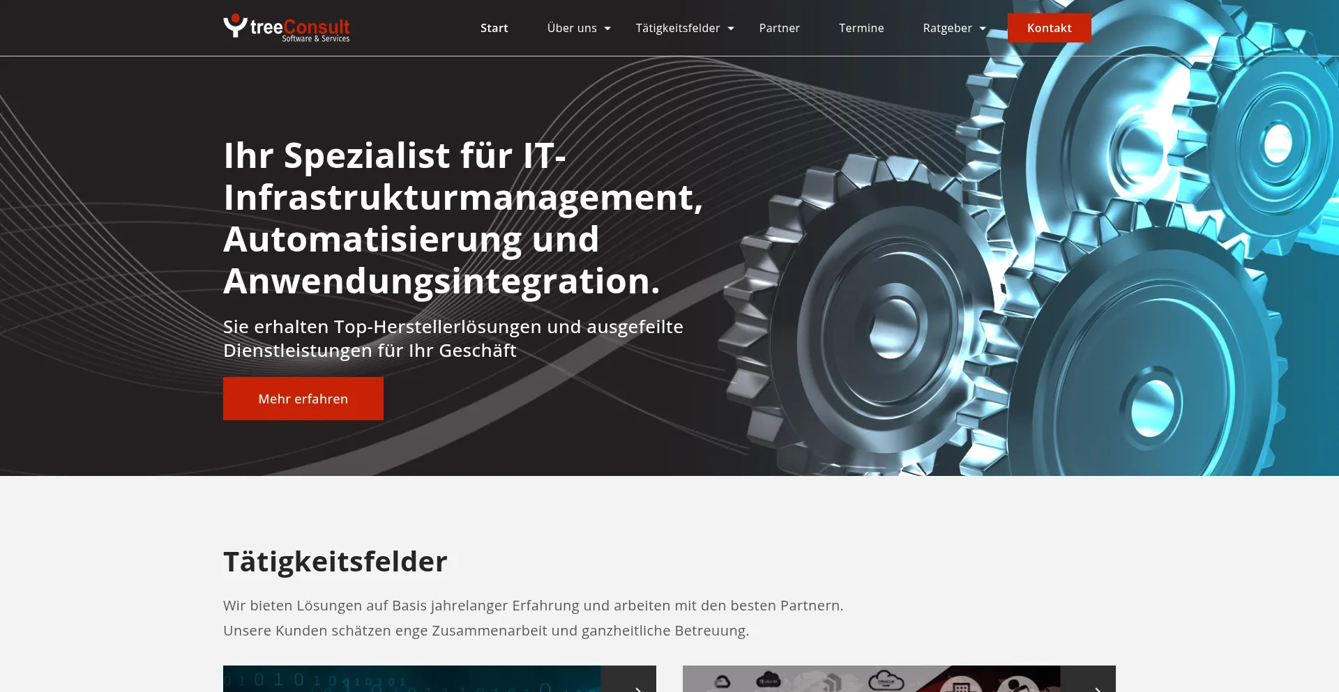 Website screenshot of Treeconsult.de