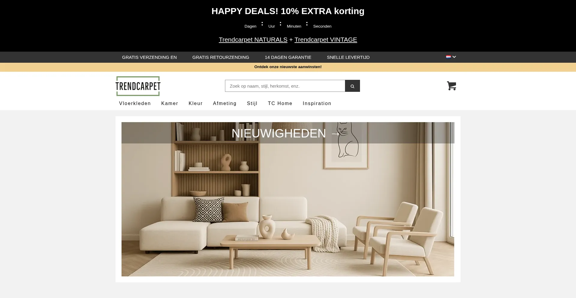 Trendcarpet.nl Screenshot