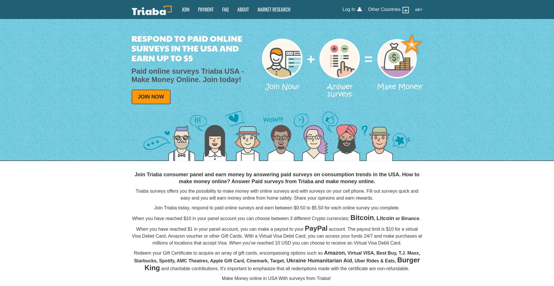 Triaba.com Screenshot