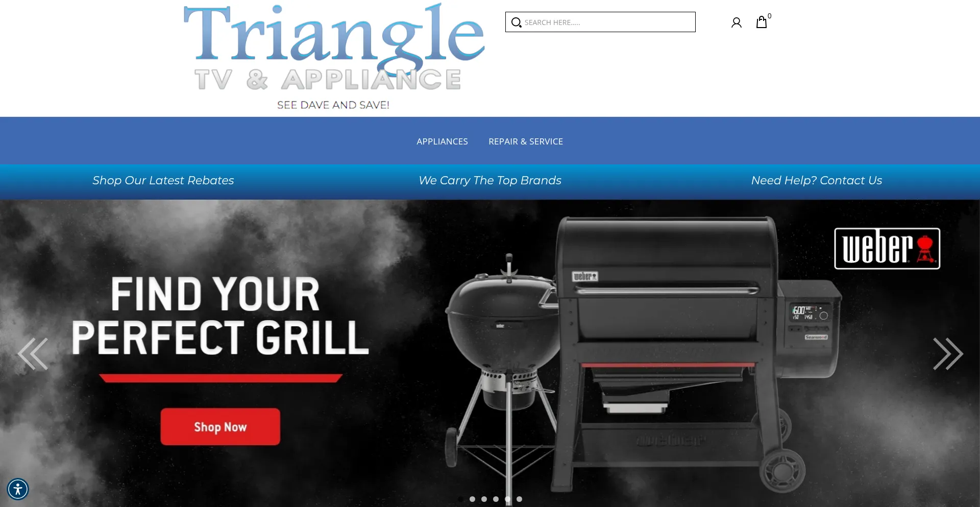 Triangletvonline.com Screenshot