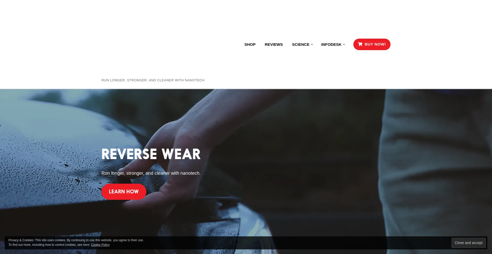Website screenshot of Tribotex.com
