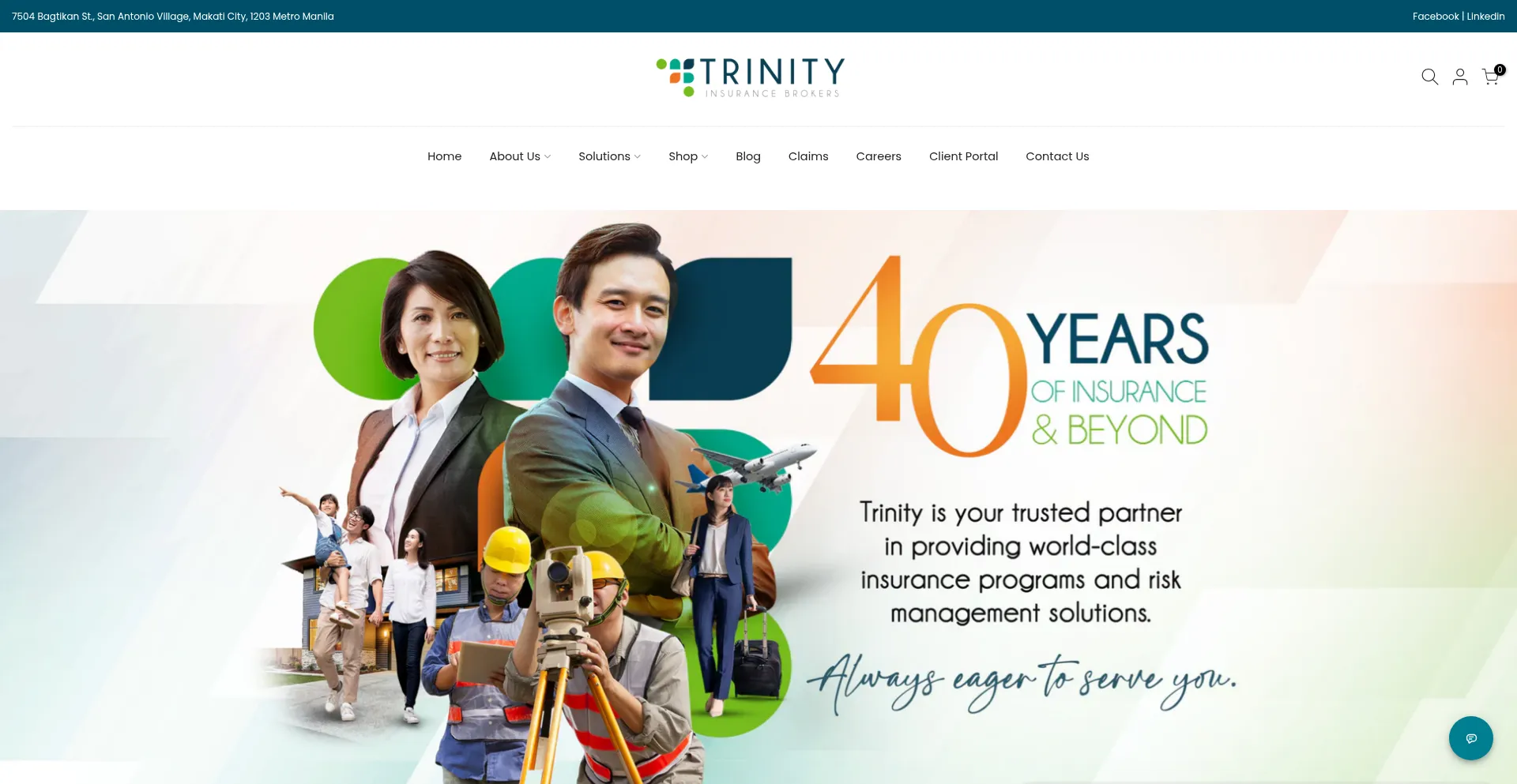 Trinity-insures.com Screenshot