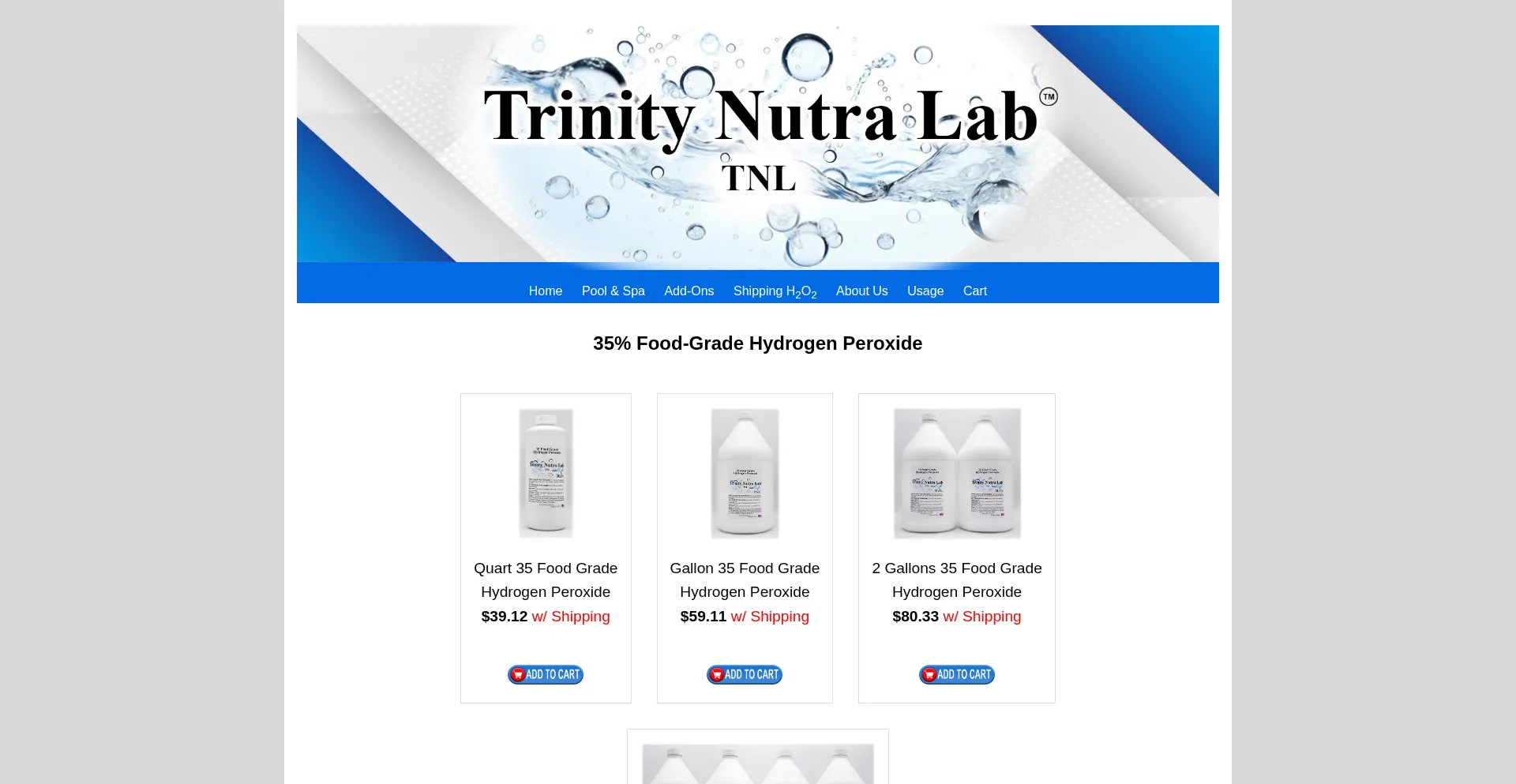 Trinitynutralab.com Screenshot