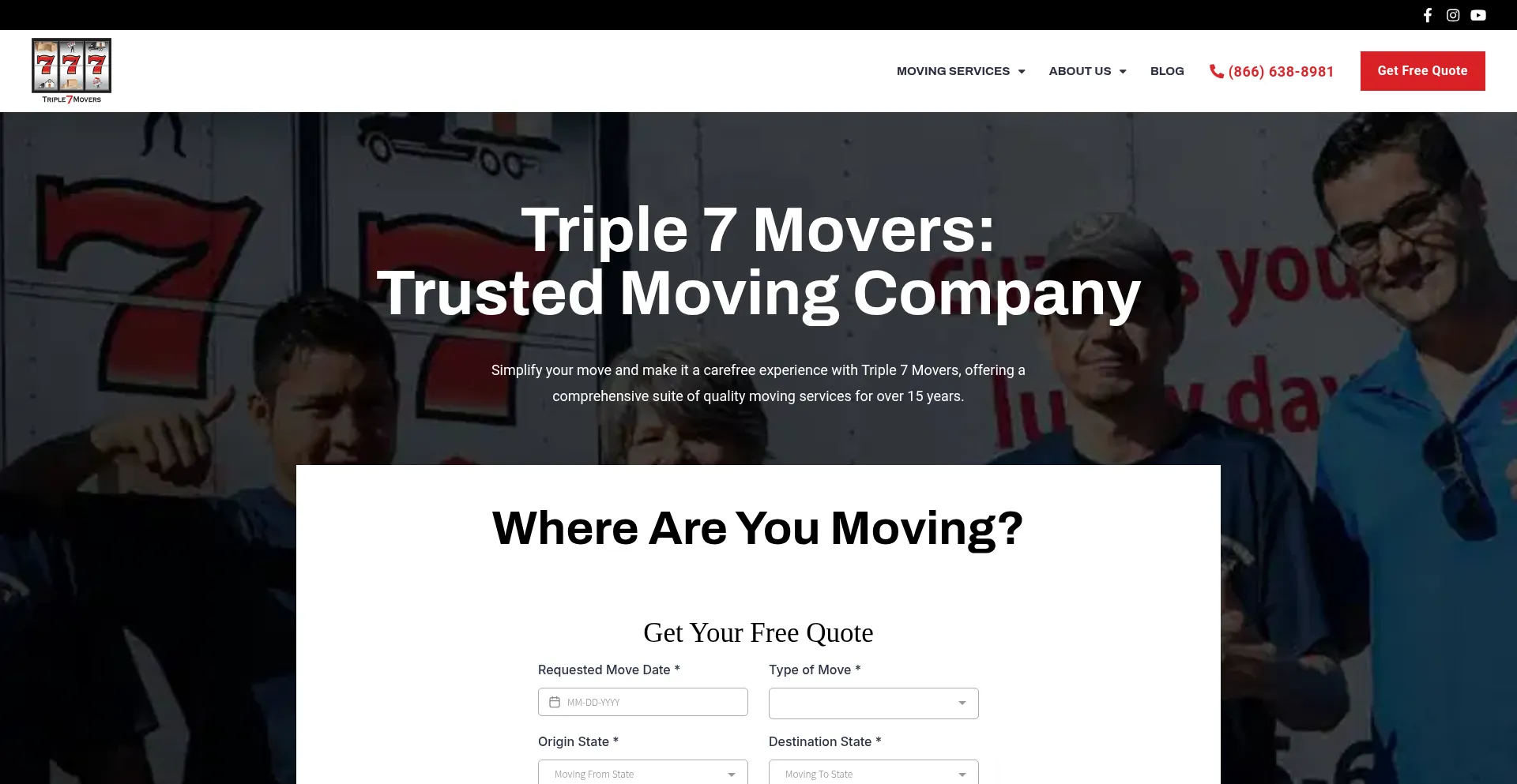 Triple7movers.com