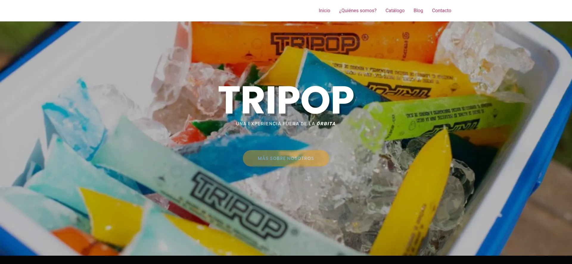 Website screenshot of Tripop.online
