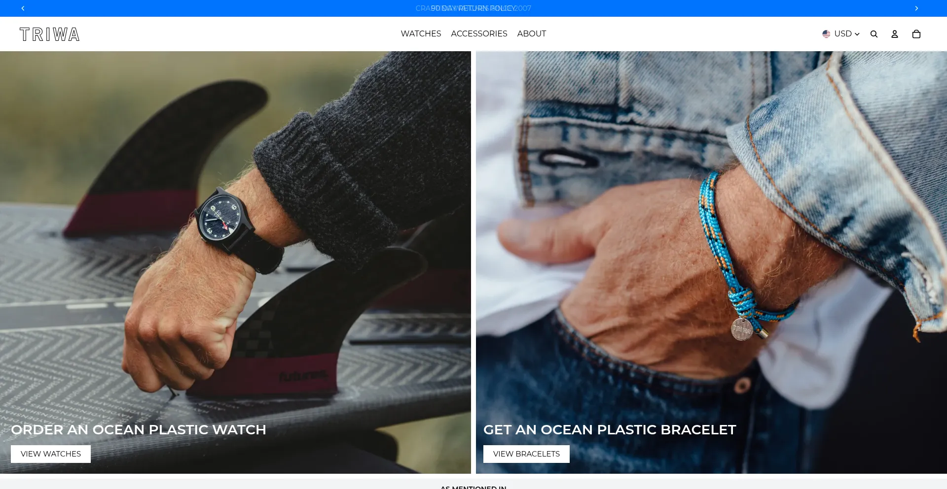 Triwa.com Screenshot