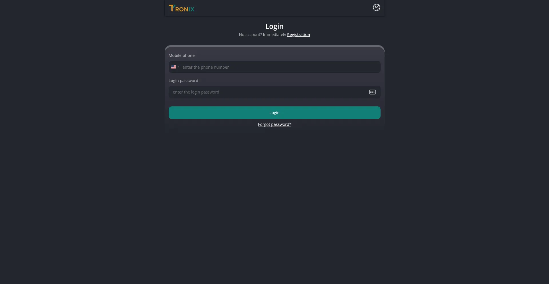 Website screenshot of Tronixai.org