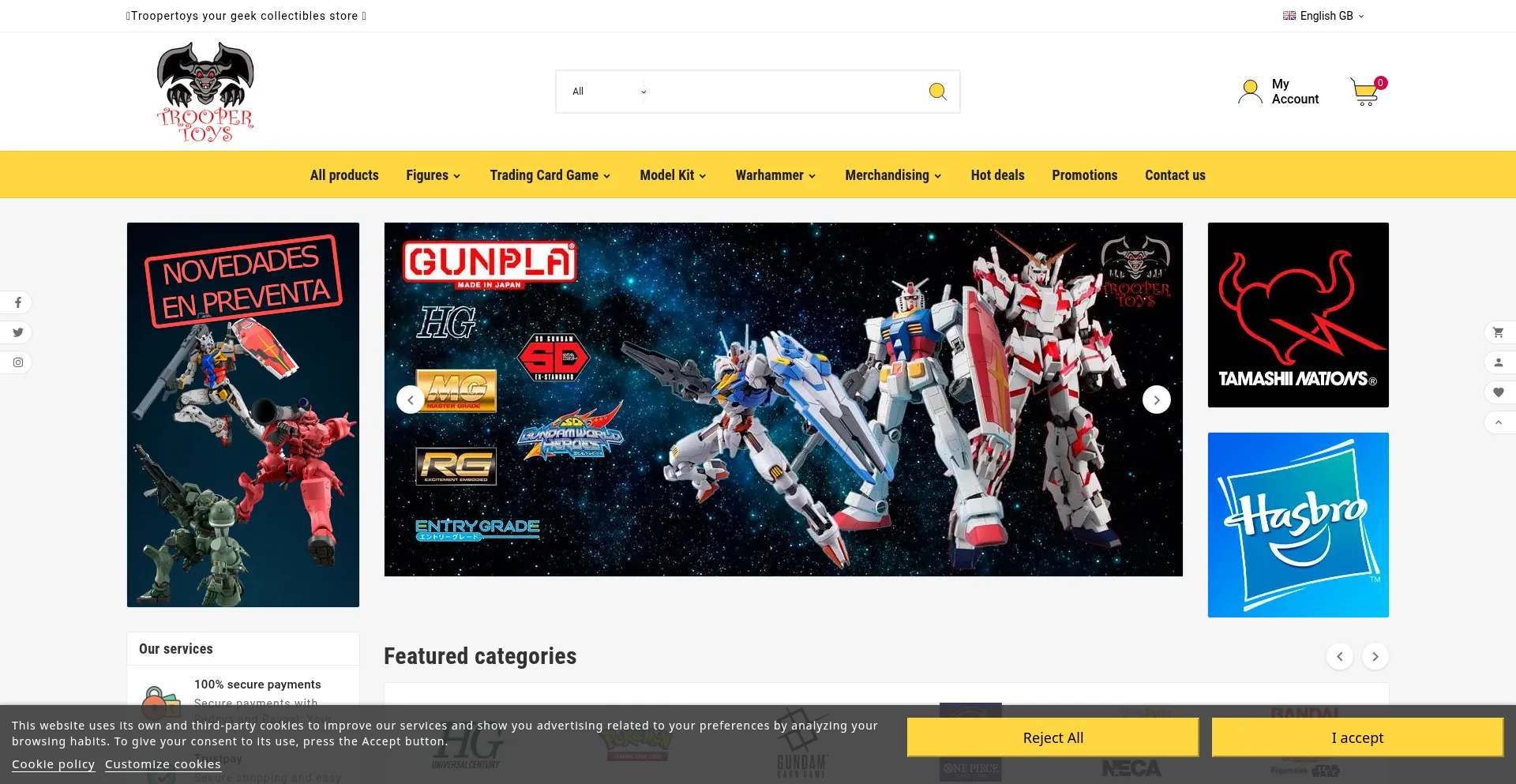 Troopertoys.com Screenshot