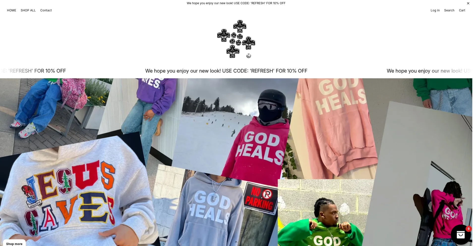 Website screenshot of Trsofgod.com