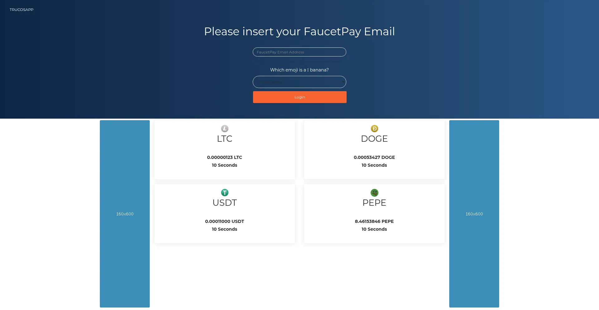 Website screenshot of Trucosapp.site