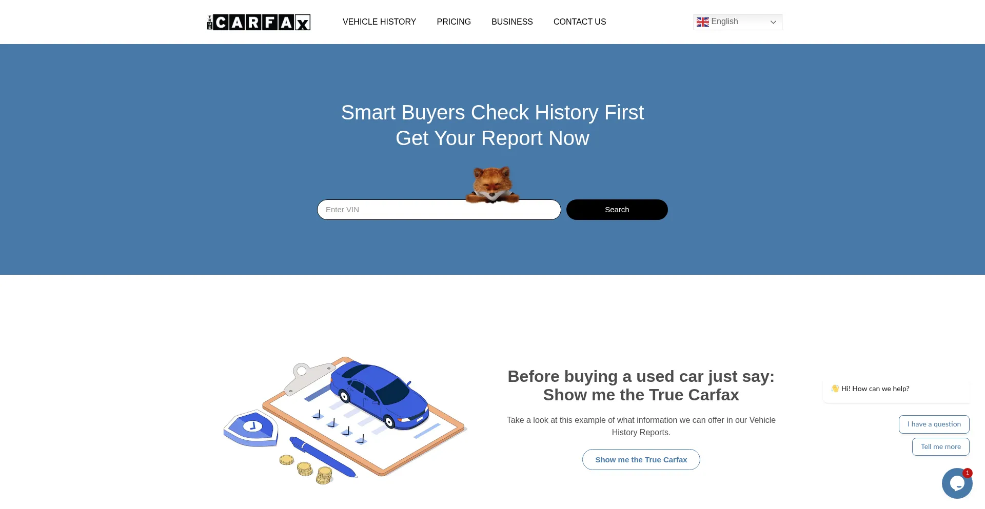 Truecarfax.com Screenshot