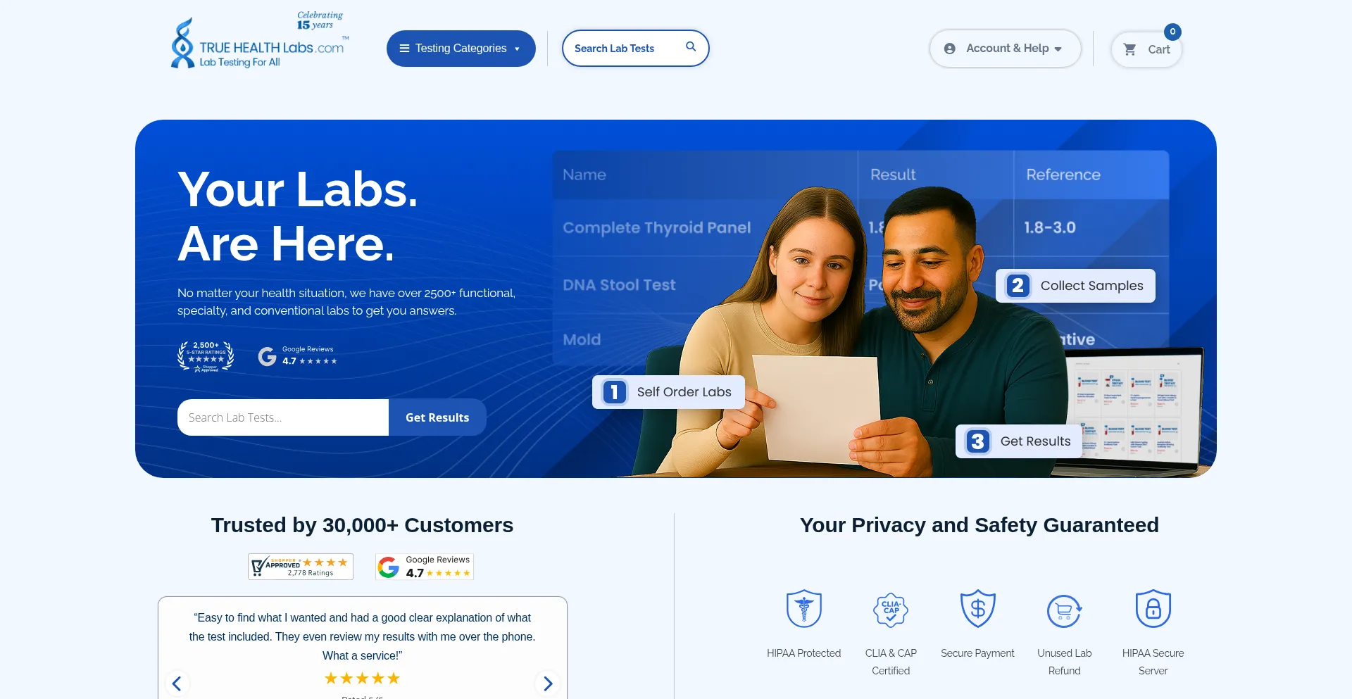 Is Truehealthlabs.com Safe?