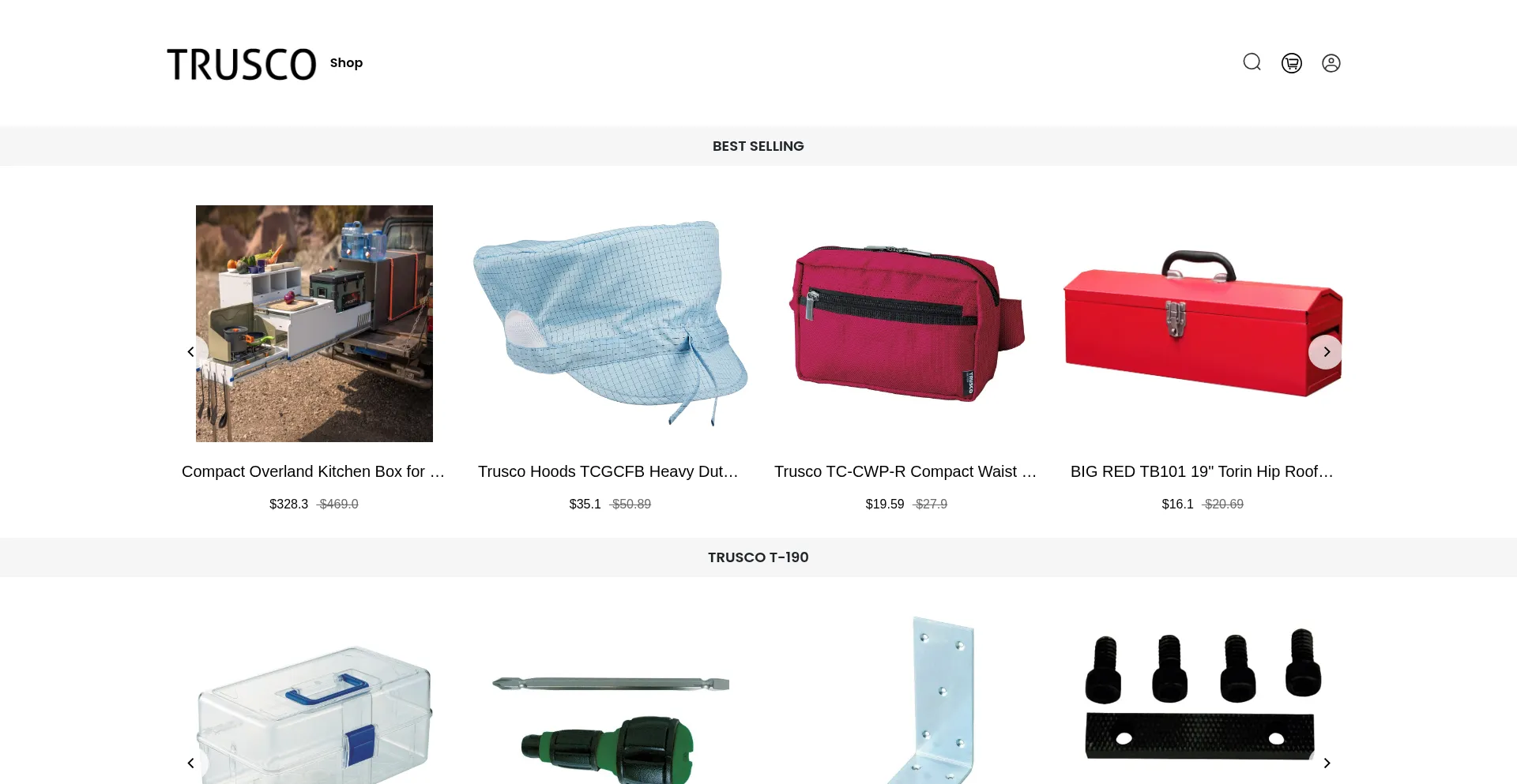 Truscotoolbox.shop Screenshot