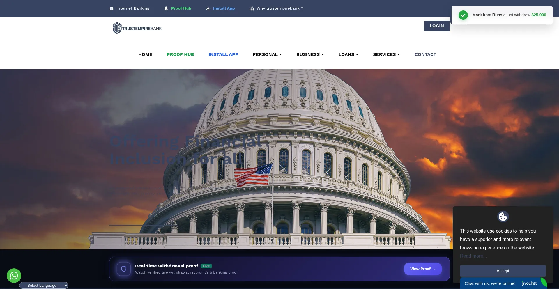 Trustempirebank.com