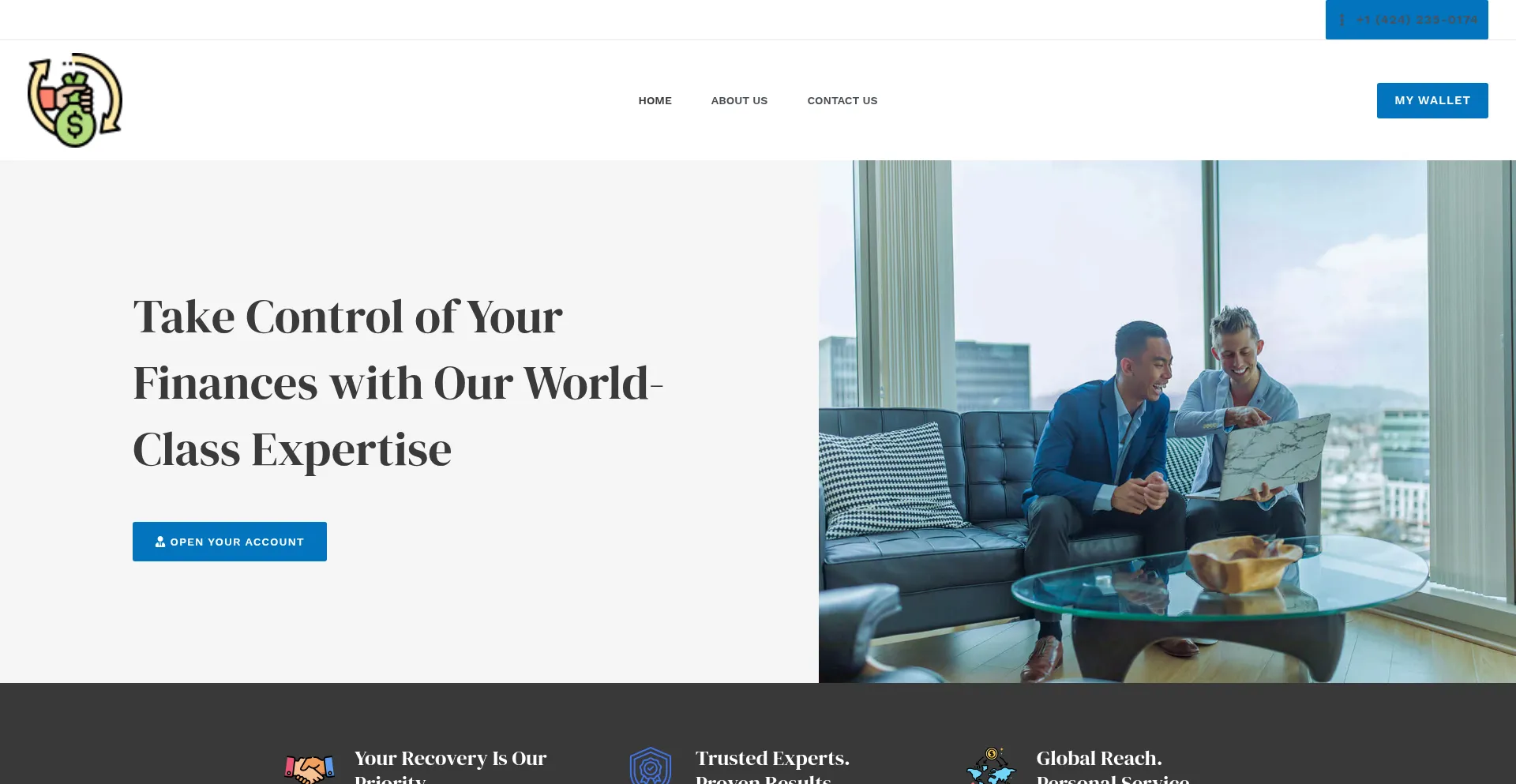 Trustrefundinternational.com Screenshot