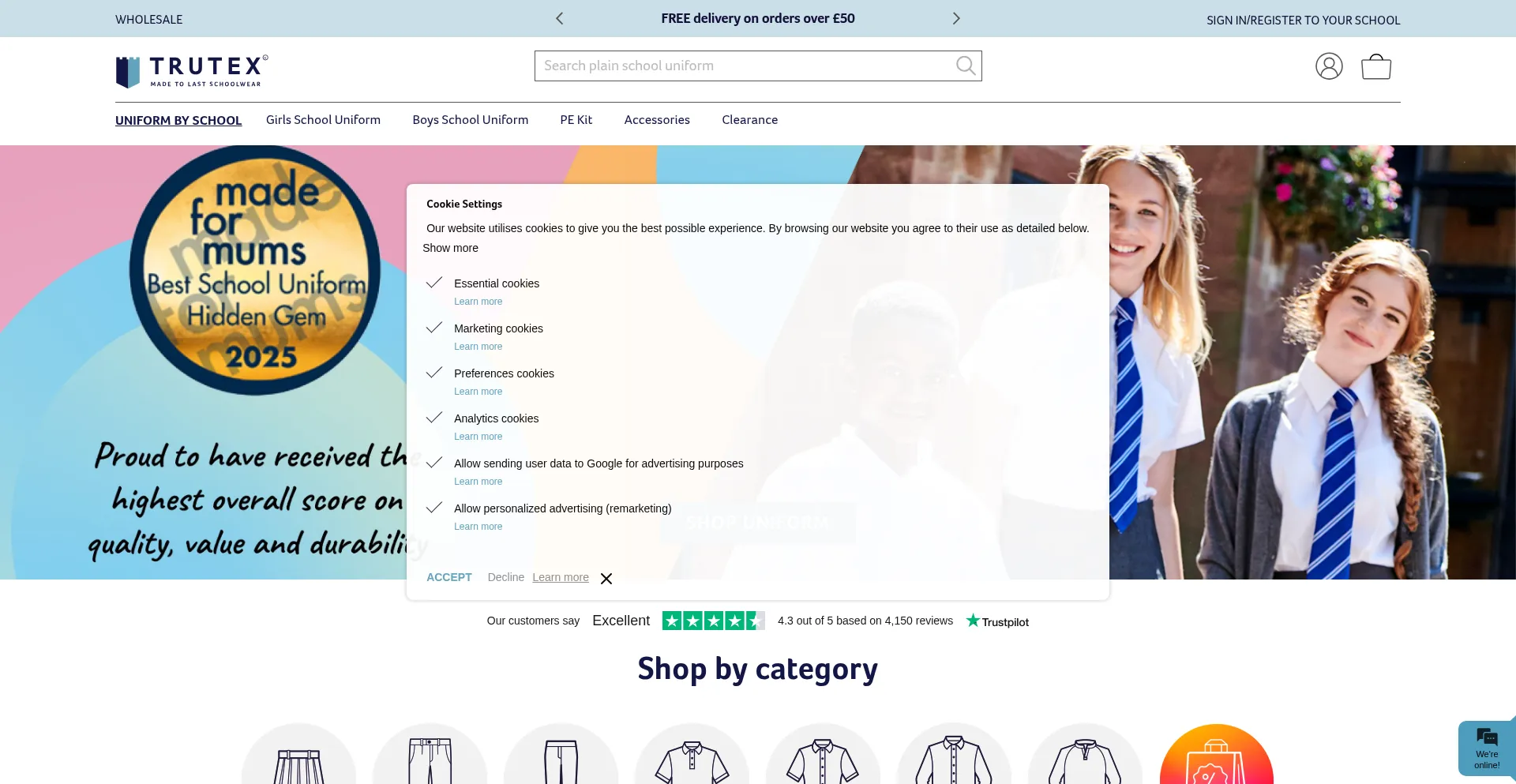 Trutex.com Screenshot
