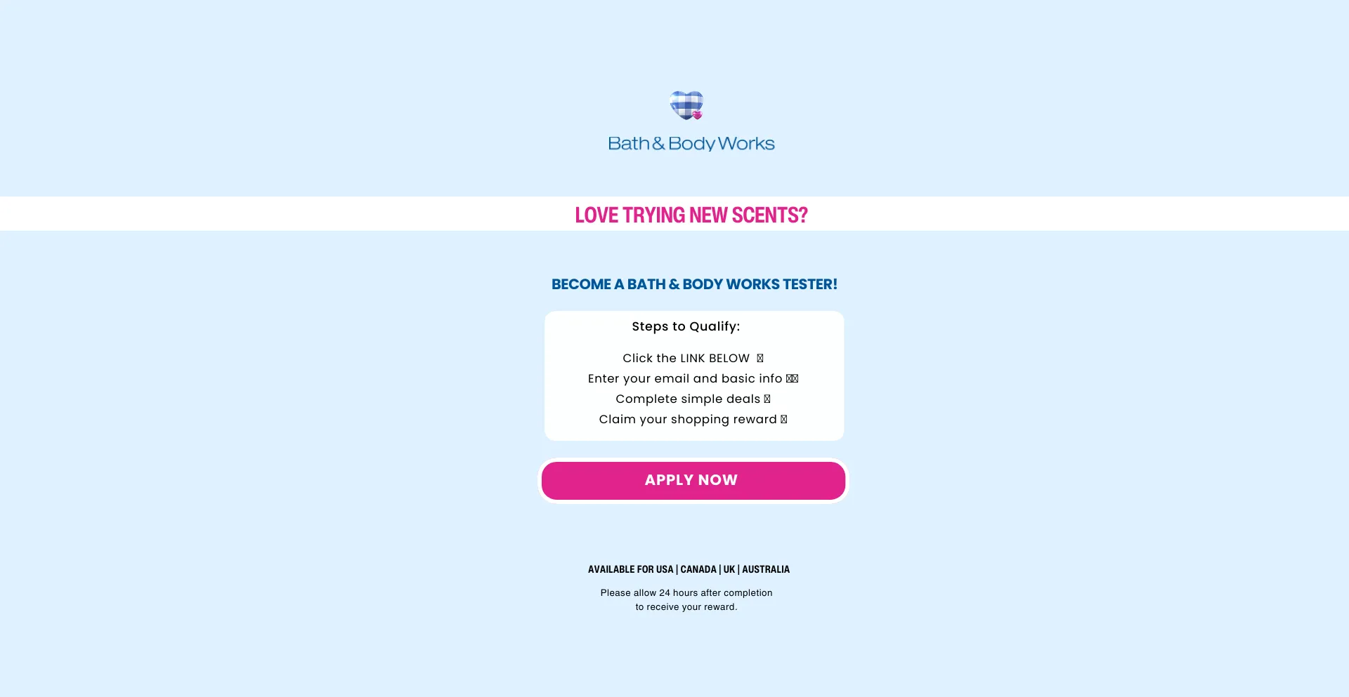 Website screenshot of Trybath.com