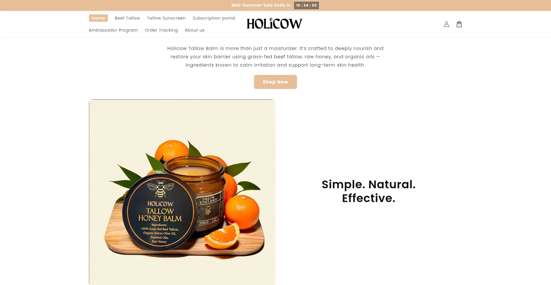 Website screenshot of Tryholicow.com