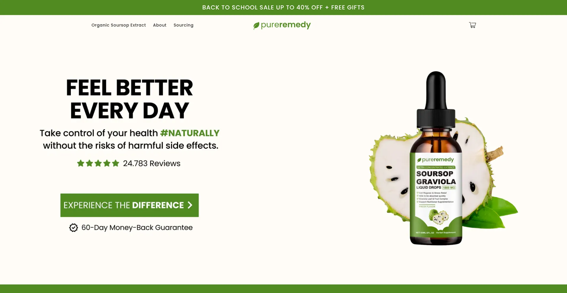 Trypureremedy.com Screenshot