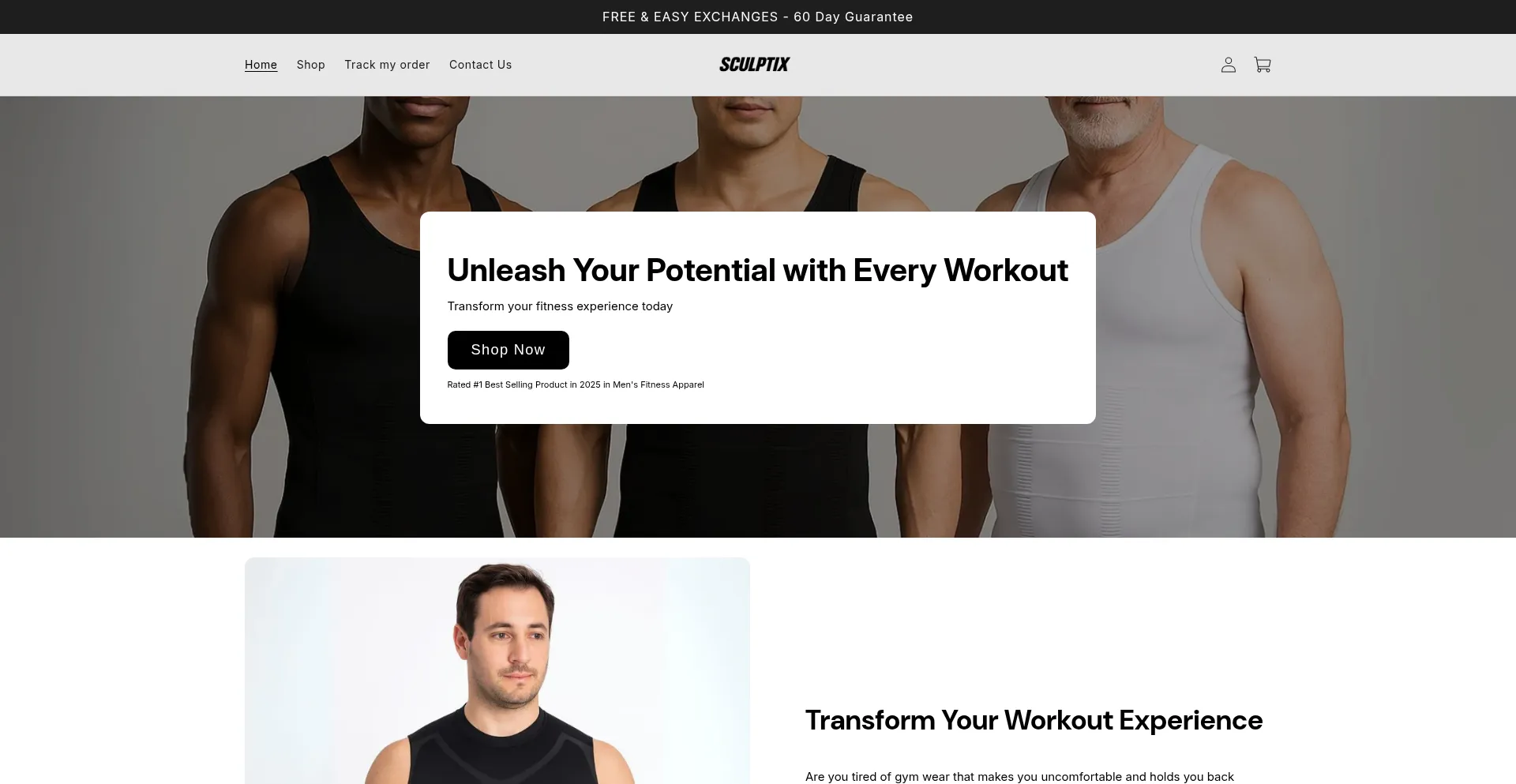 Website screenshot of Trysculptix.com