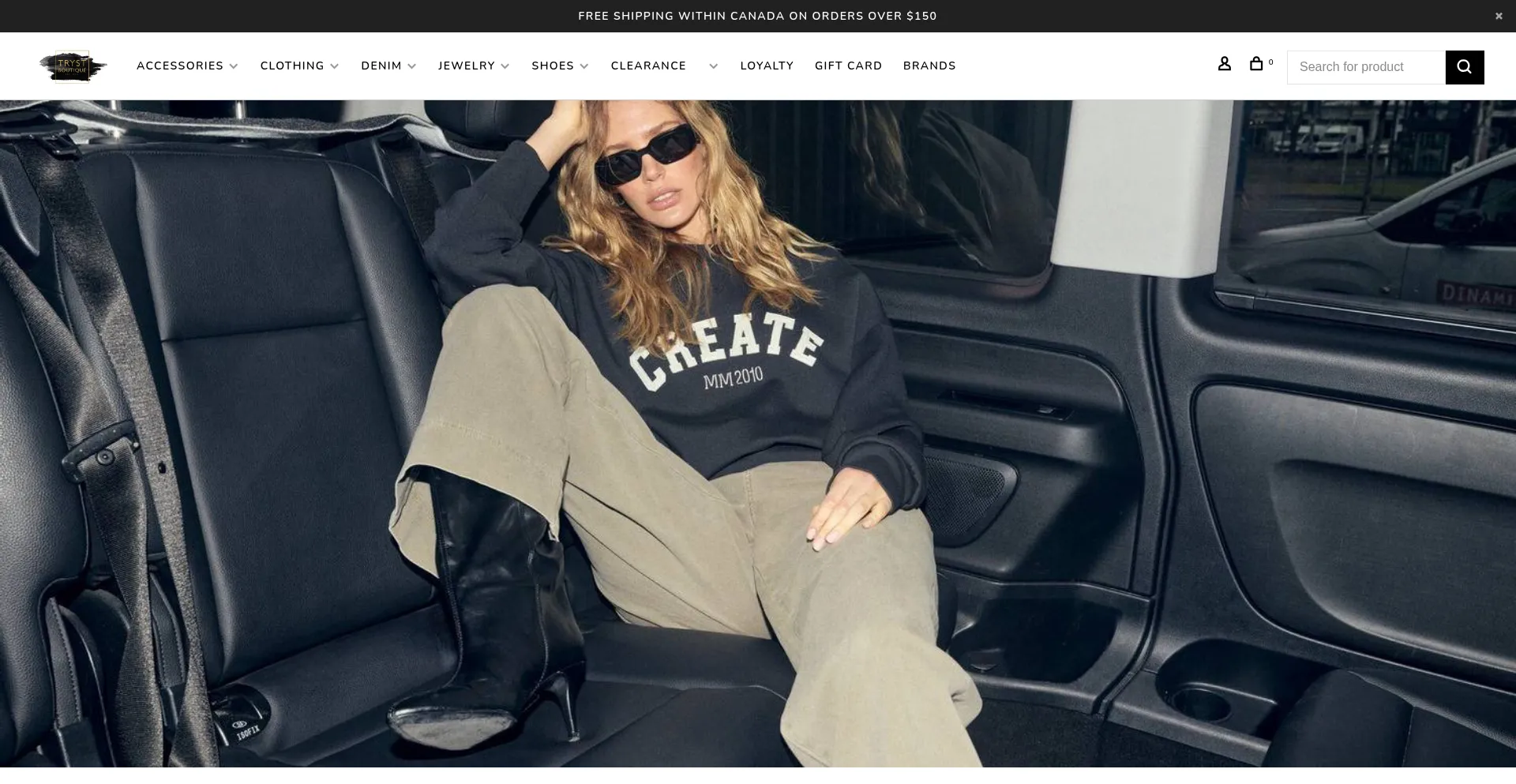 Trystboutique.ca Screenshot