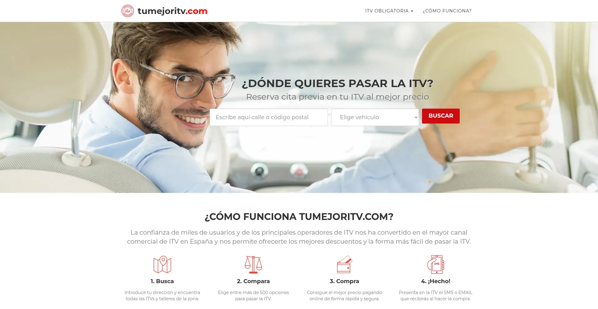 Website screenshot of Tumejoritv.com