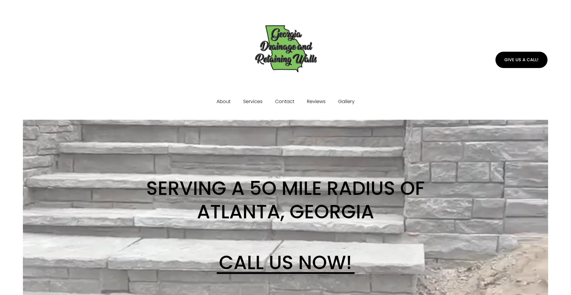 Website screenshot of Turfinggeorgia.com