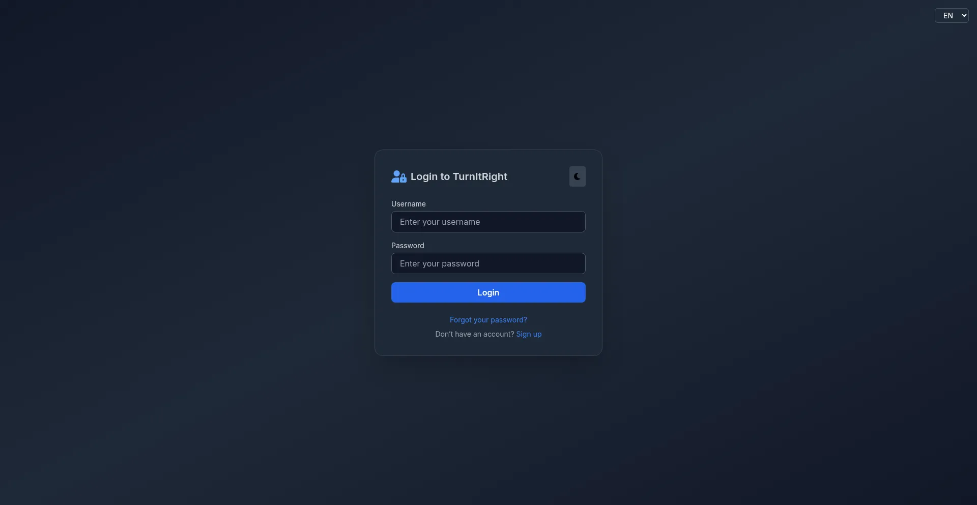 Website screenshot of Turnitright.com