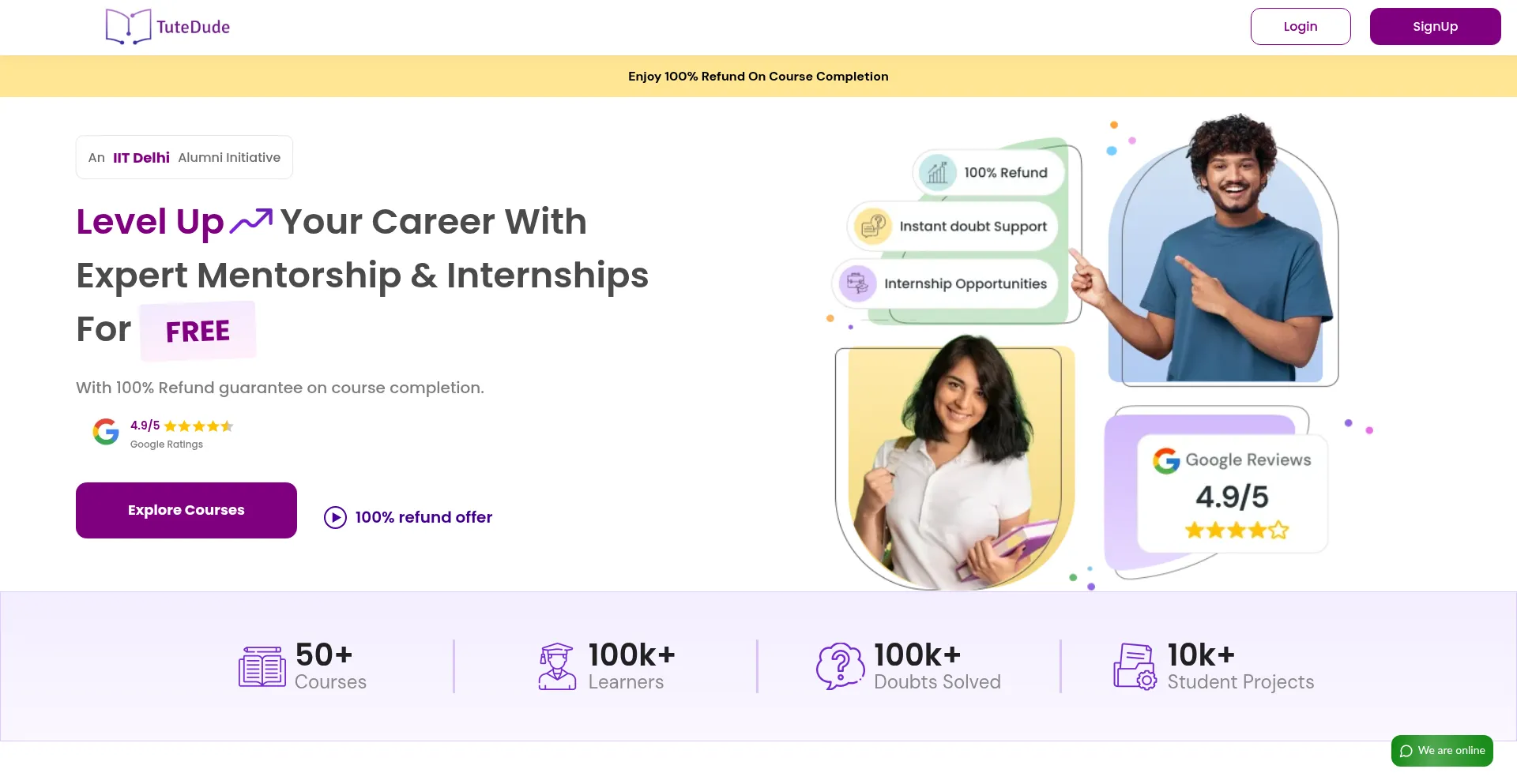 Tutedude.com Screenshot