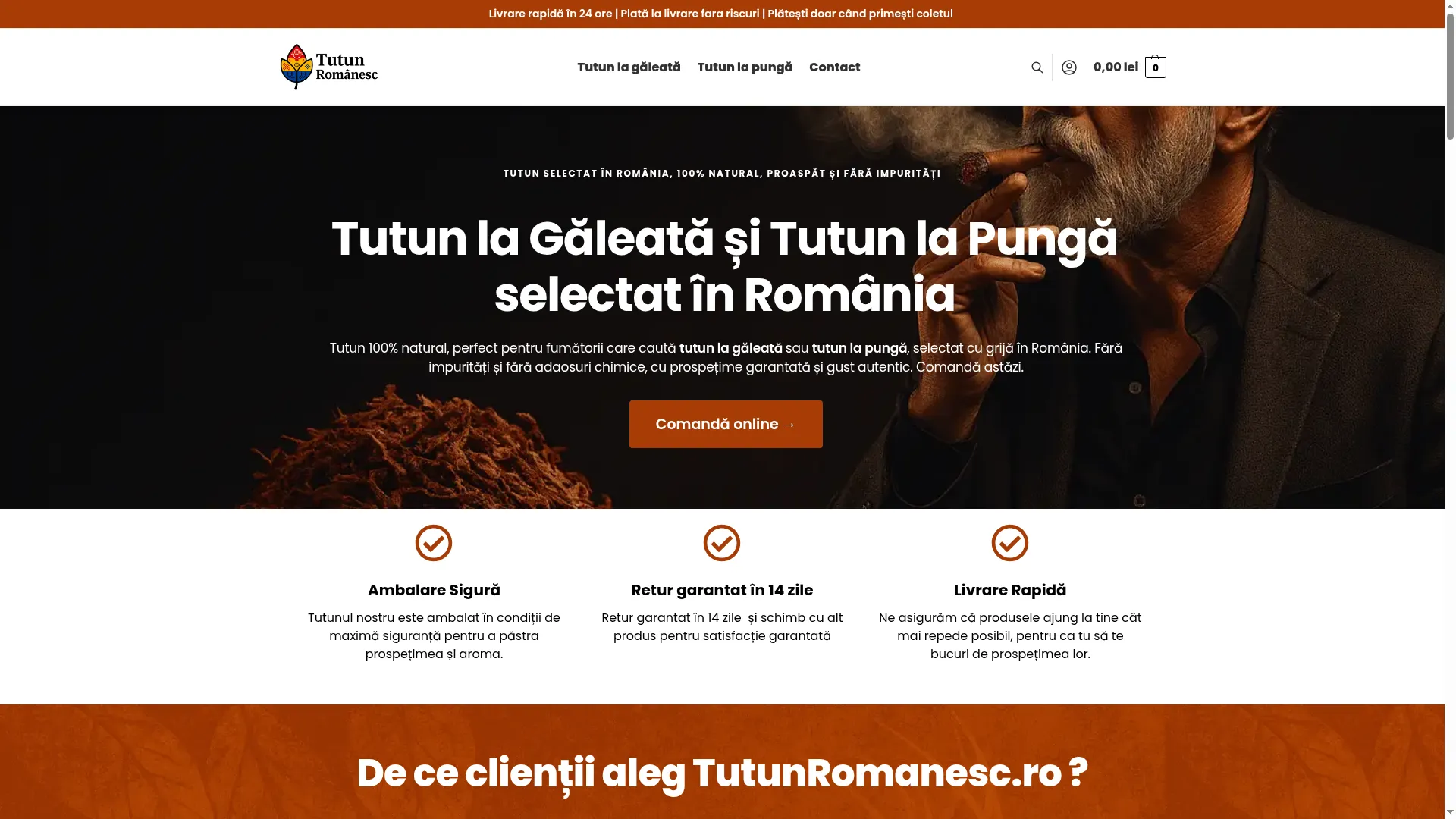 Tutunromanesc.ro