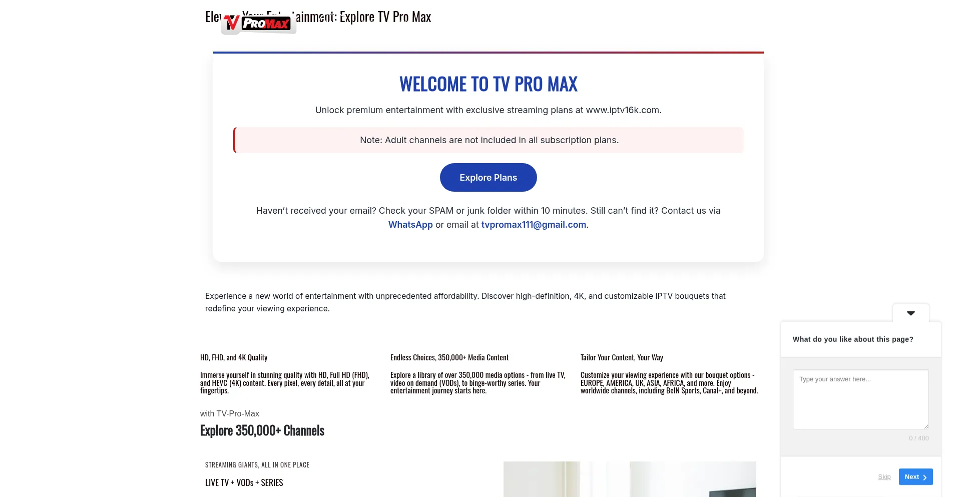 Is Tv-pro-max.com Safe?