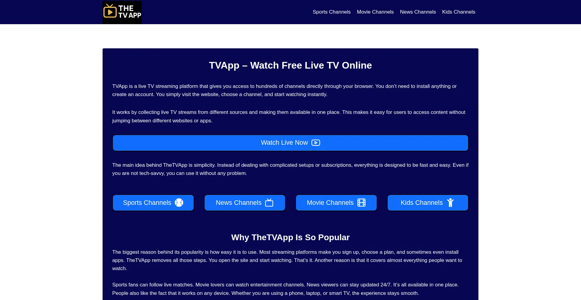 Tvappofficial.us