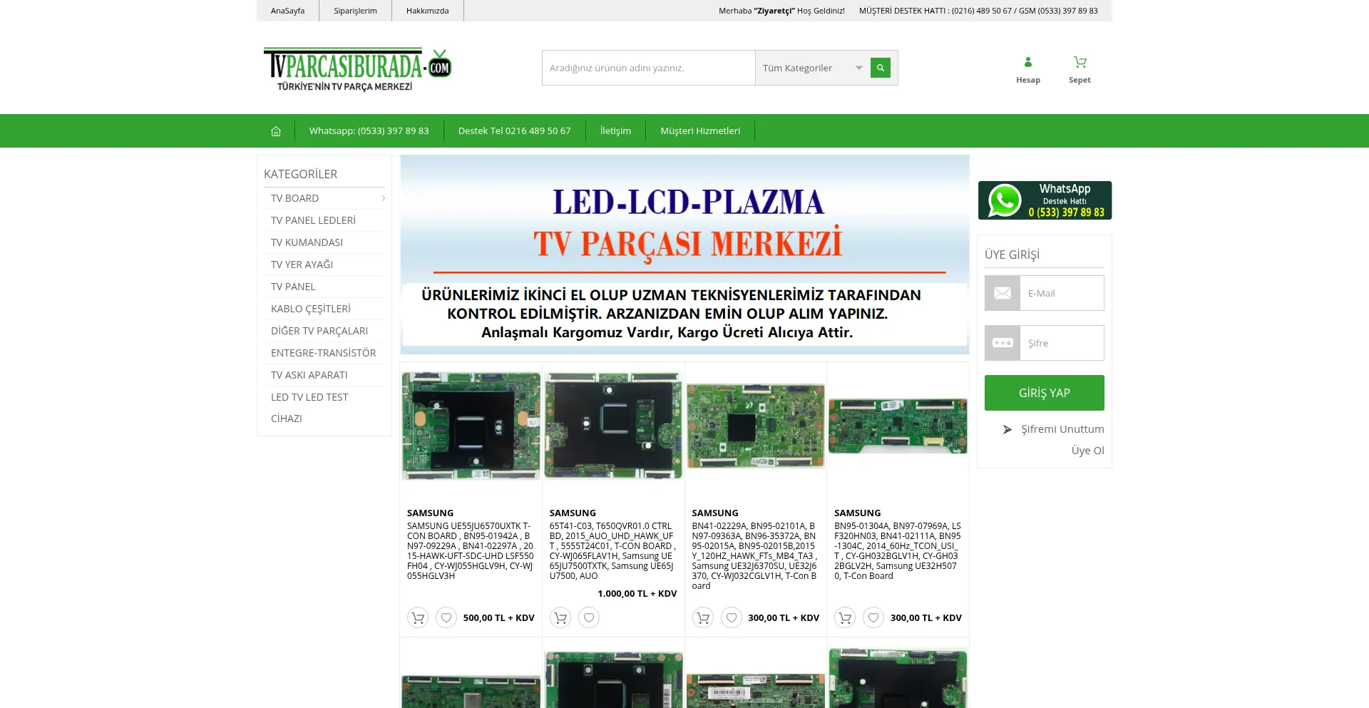 Website screenshot of Tvparcasiburada.com