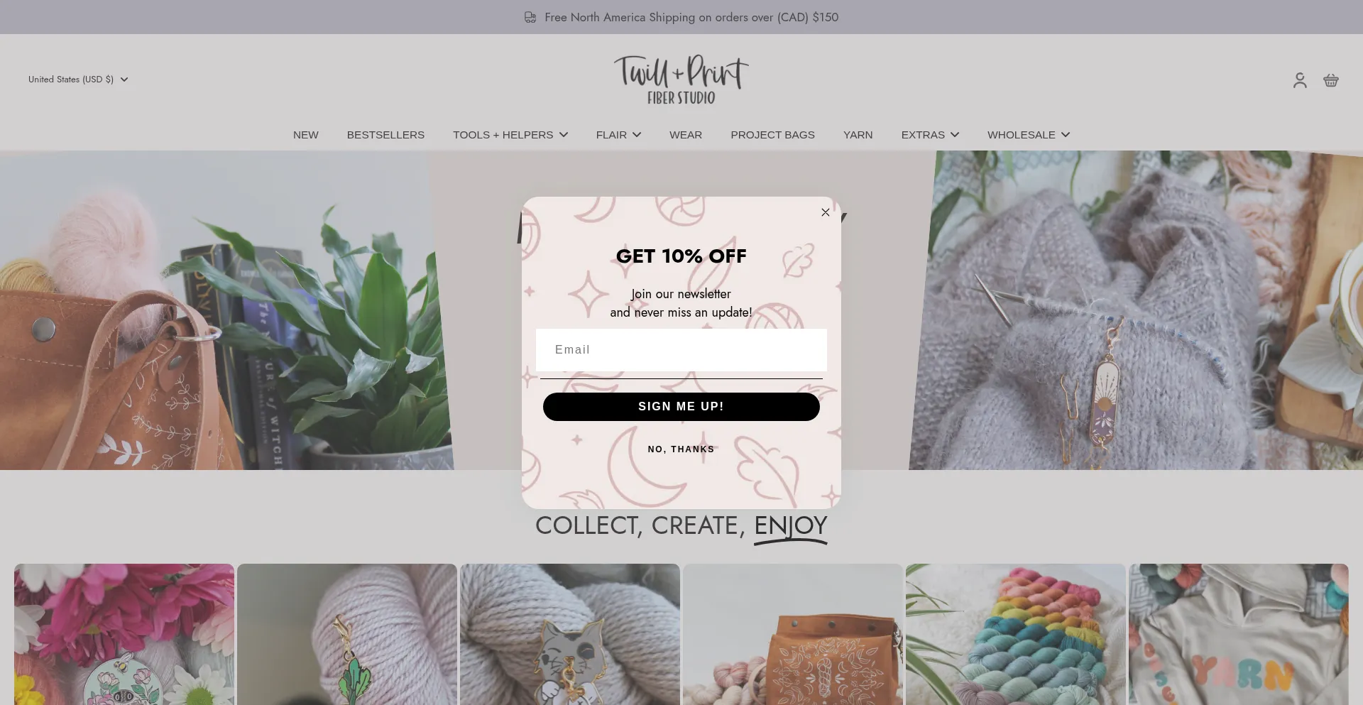 Website screenshot of Twillandprint.com