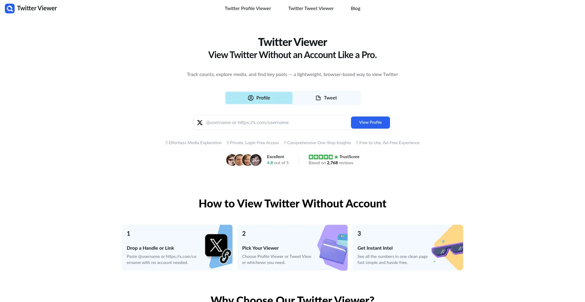 Twitter-viewer.com Screenshot