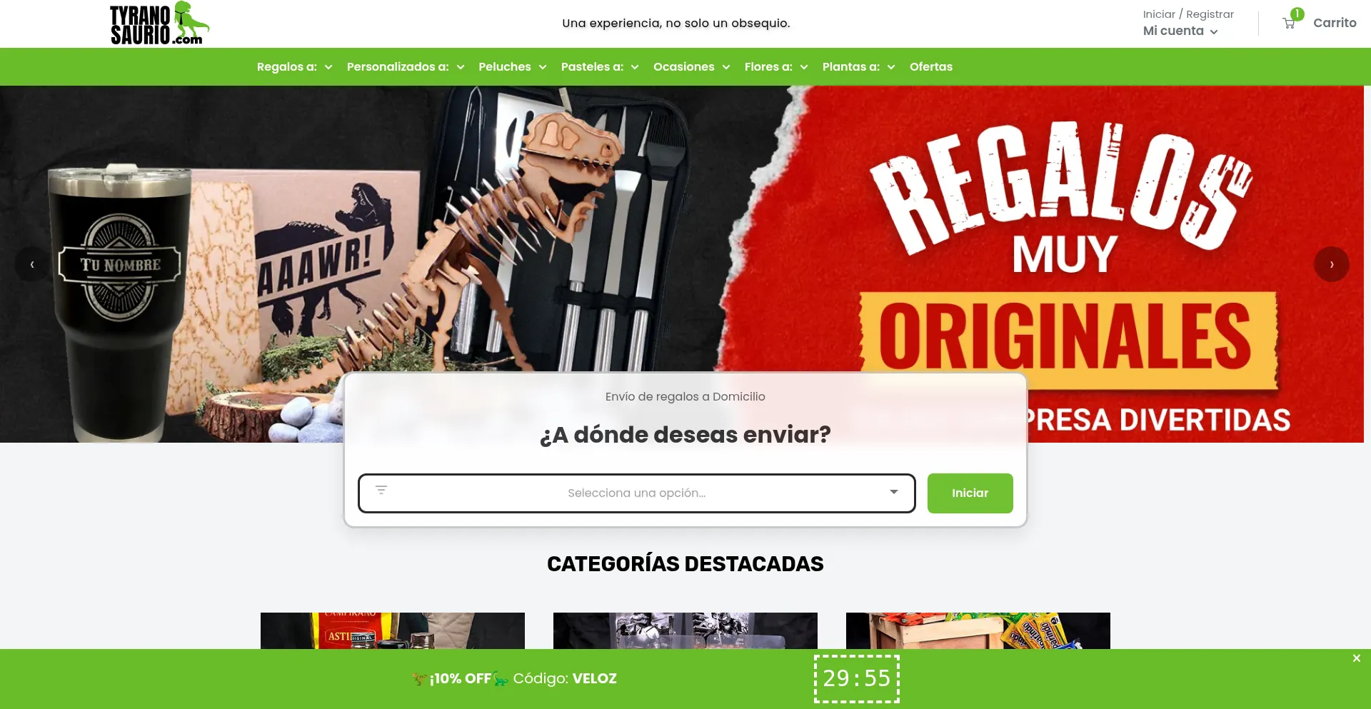 Tyranosaurioregalos.com