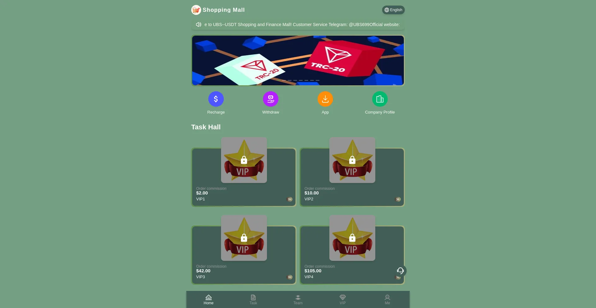 Website screenshot of U6578.me