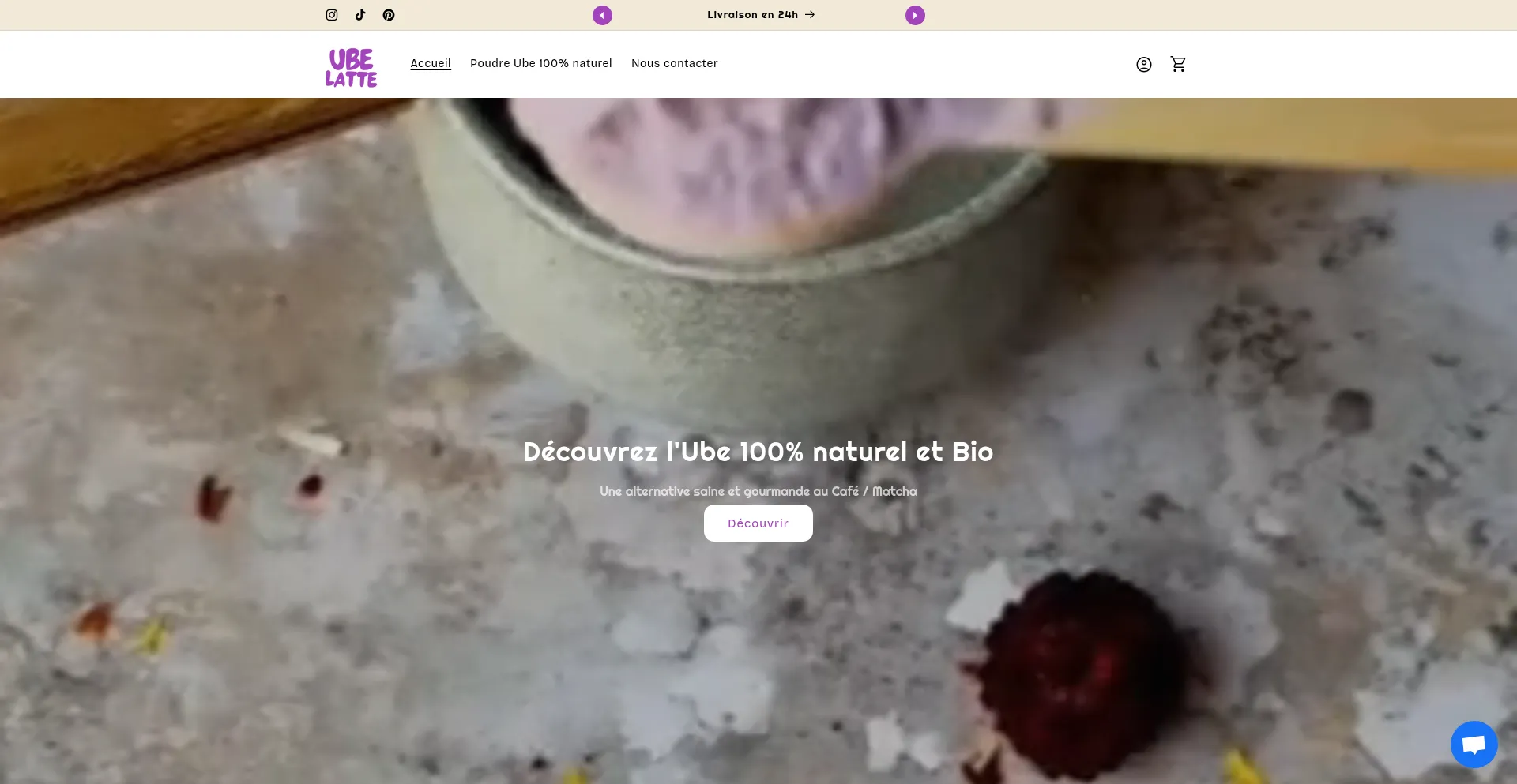 Ube-latte.com Screenshot