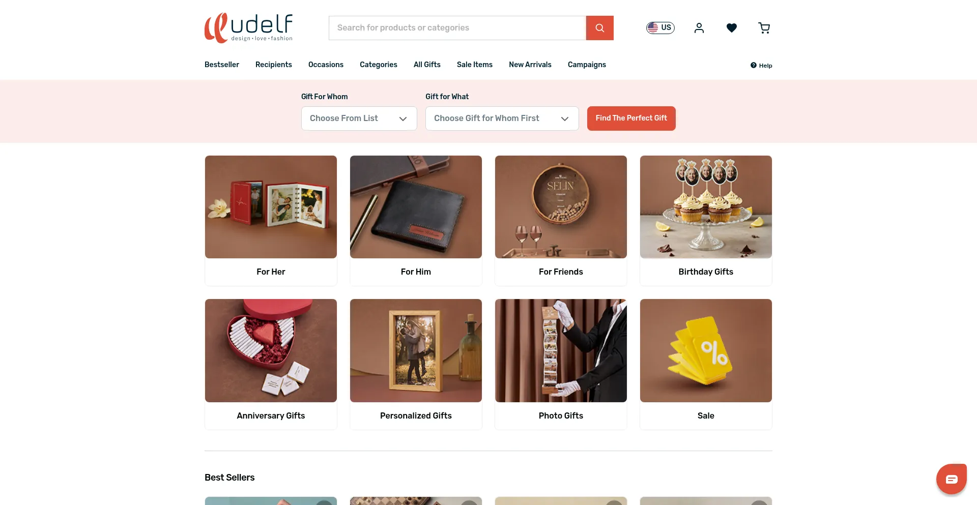 Udelf.com Screenshot