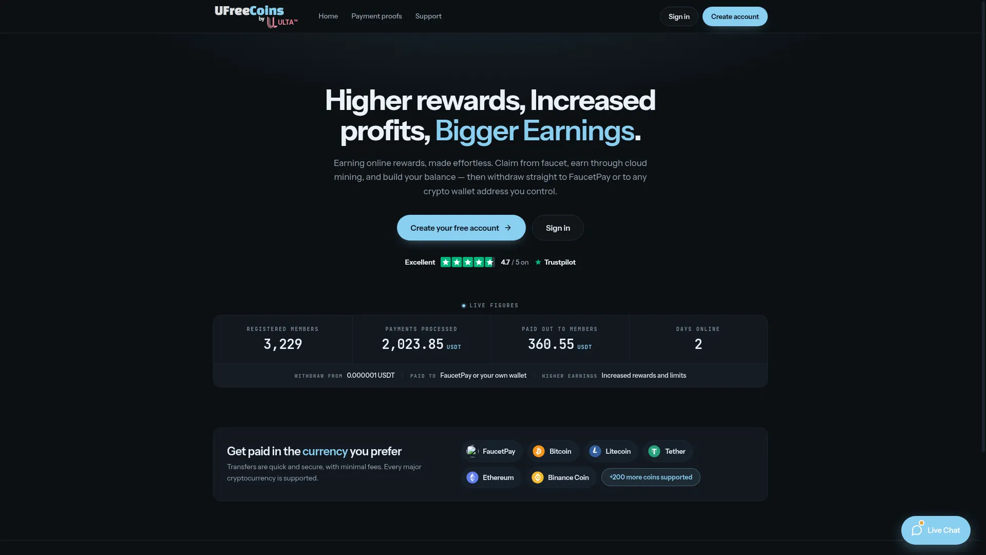 Ufreecoins.com