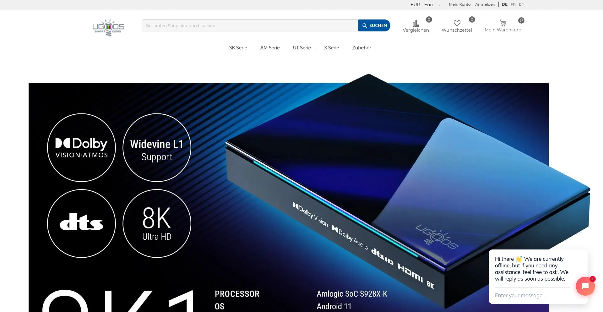 Ugoos.shop Screenshot