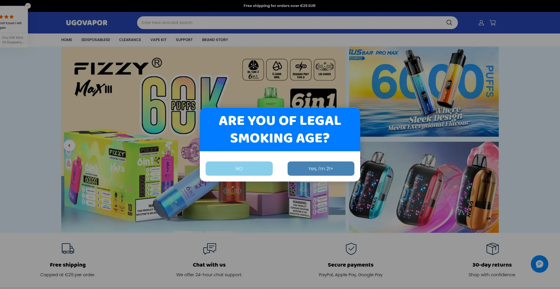 Is Ugovapor.myshopline.com Safe?