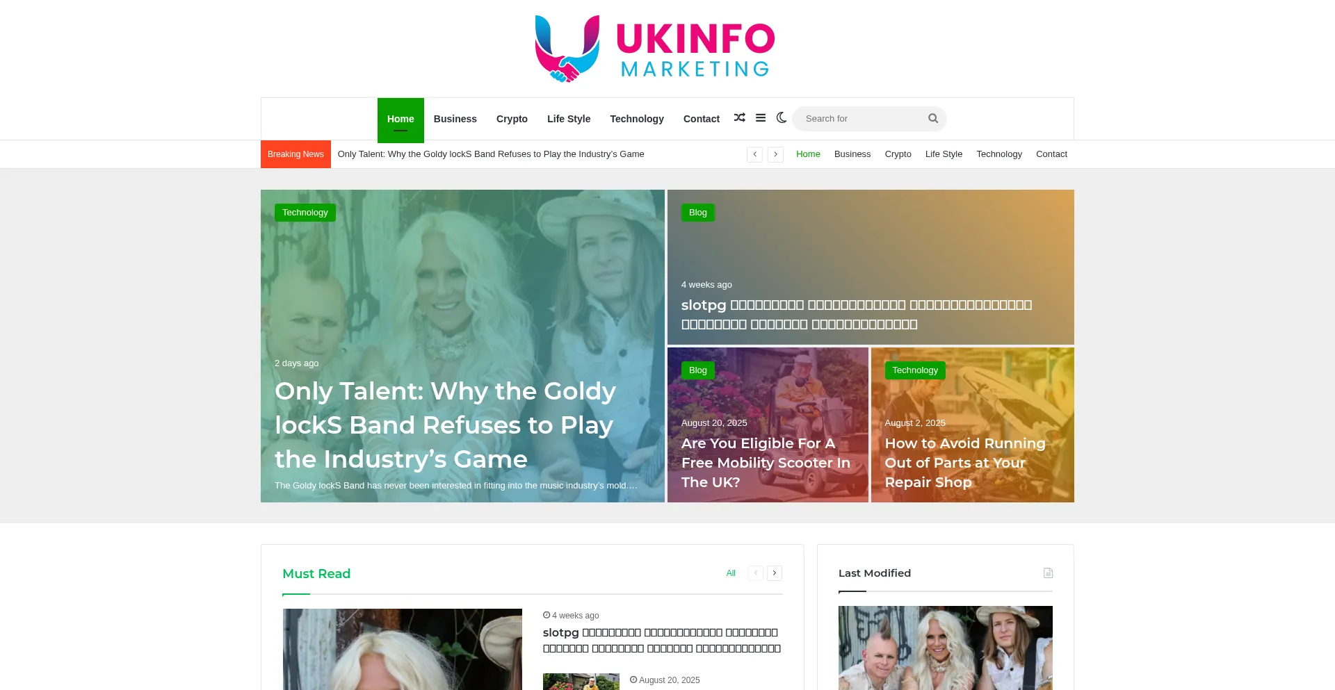 Ukinfomagazine.co.uk Screenshot