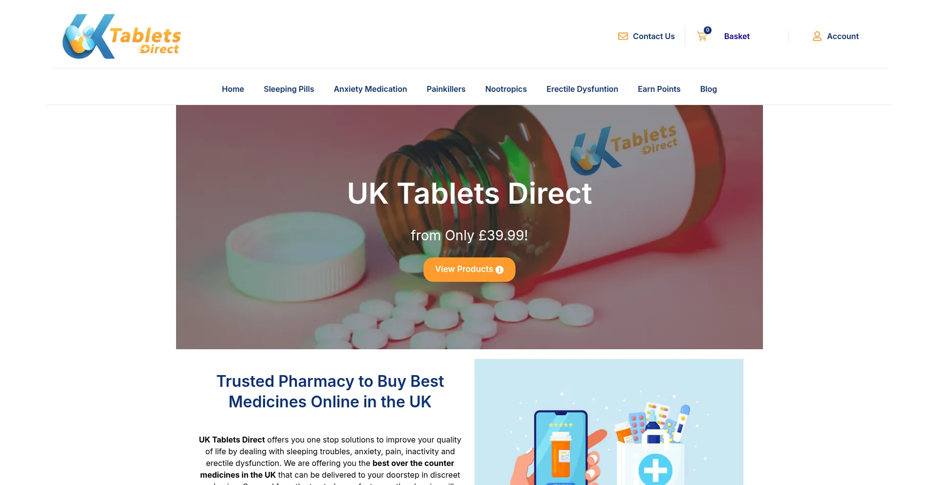 Uktabletsdirect.com Screenshot