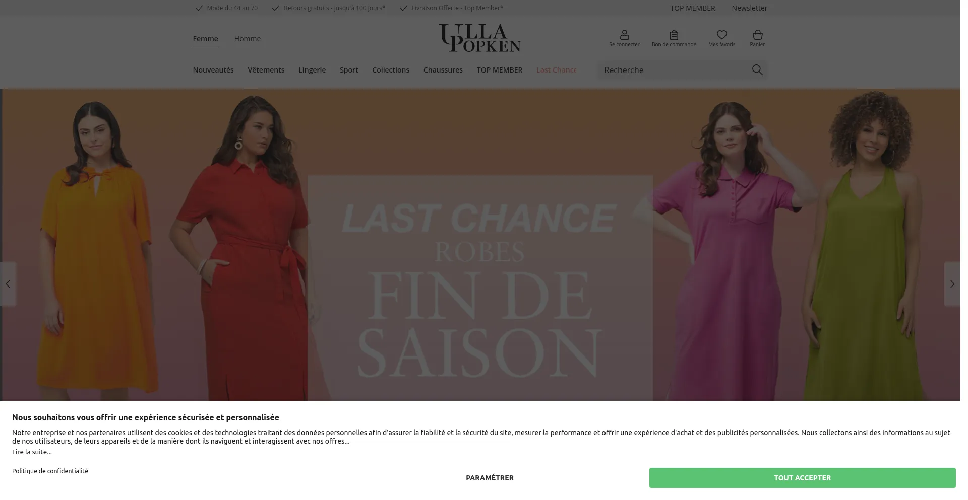 Website screenshot of Ullapopken.fr
