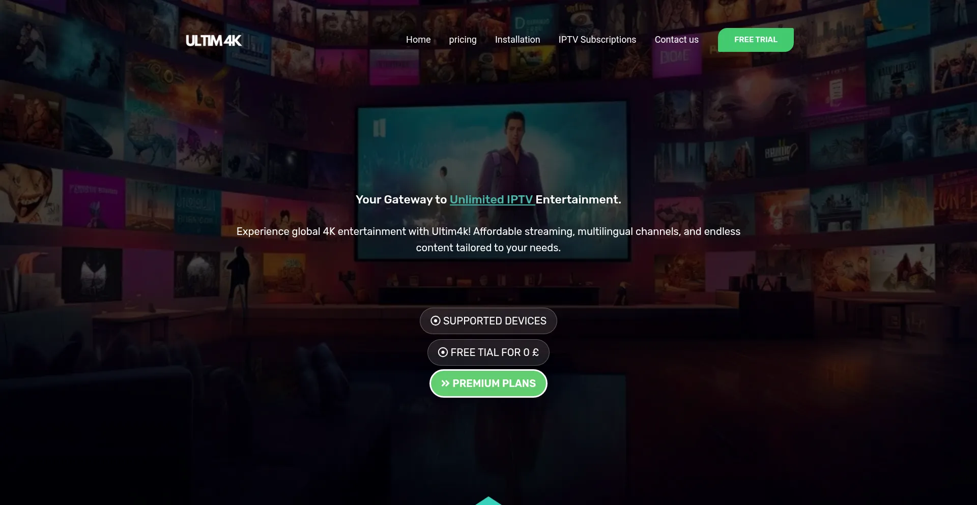 Ultim4k.com Screenshot