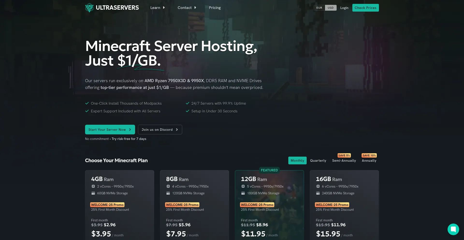 Ultraservers.com Screenshot
